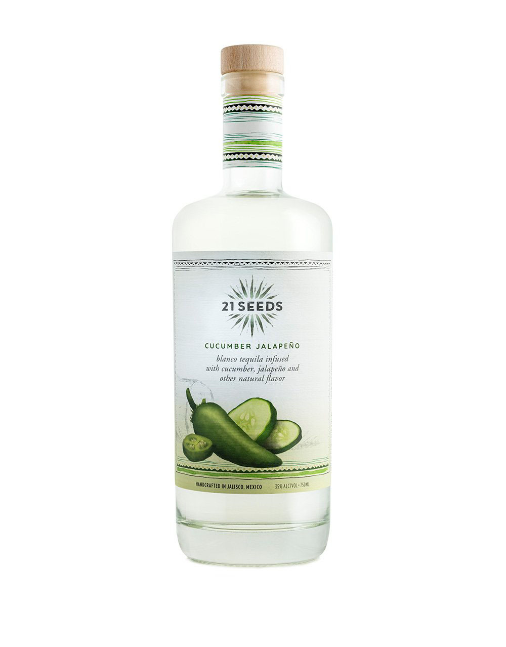 21 Seeds Cucumber Jalapeno Blanco Tequila 50ml