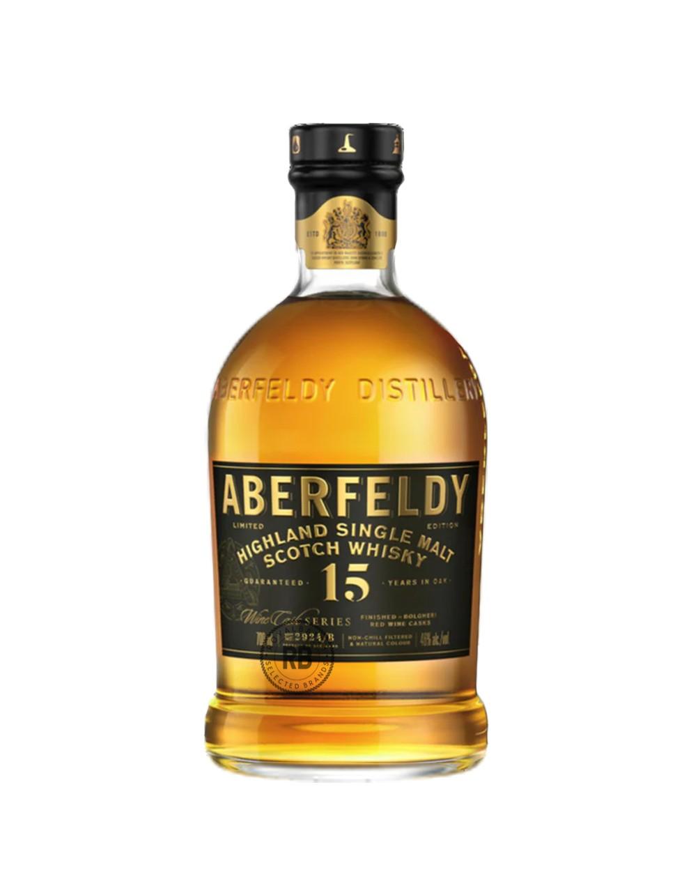 Aberfeldy Bolgheri Red Wine Cask 15 Year Old Single Malt Scotch Whisky