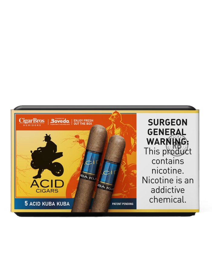 Acid Kuba Kuba 5 Pack Cigars with Humidor by CigarBros