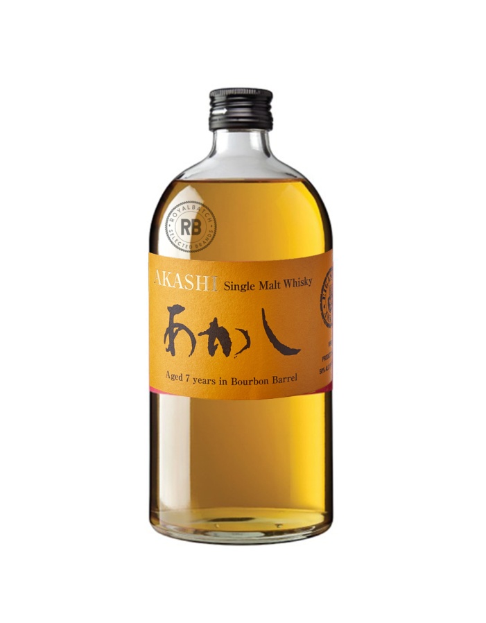 Akashi 7 Year Old Single Malt Bourbon Finish Japanese Whisky