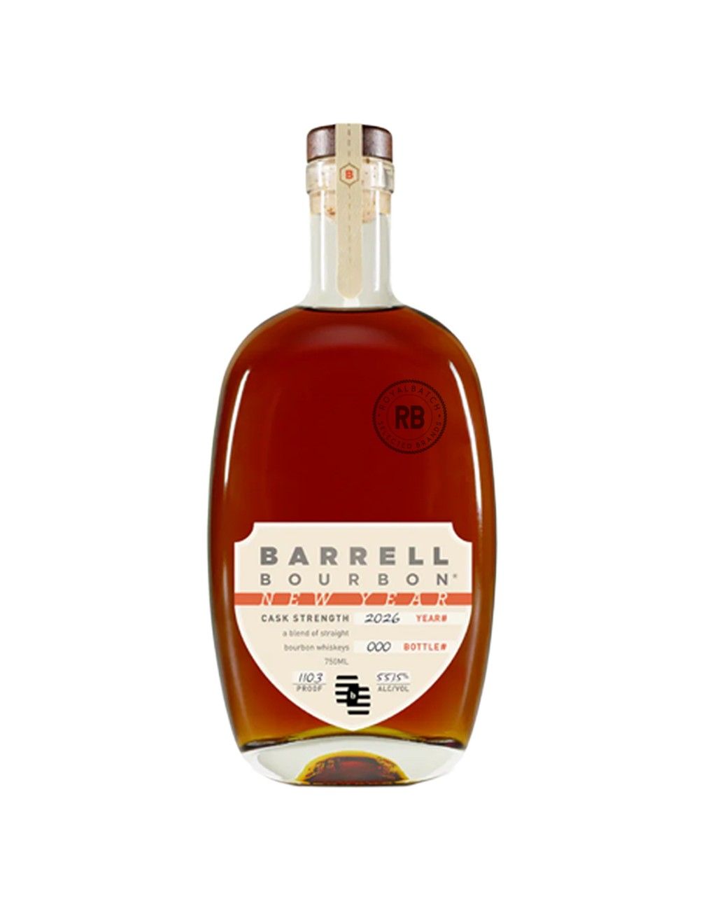 Barrell Craft Spirits New Year 2026 Cask Strength Bourbon Whiskey