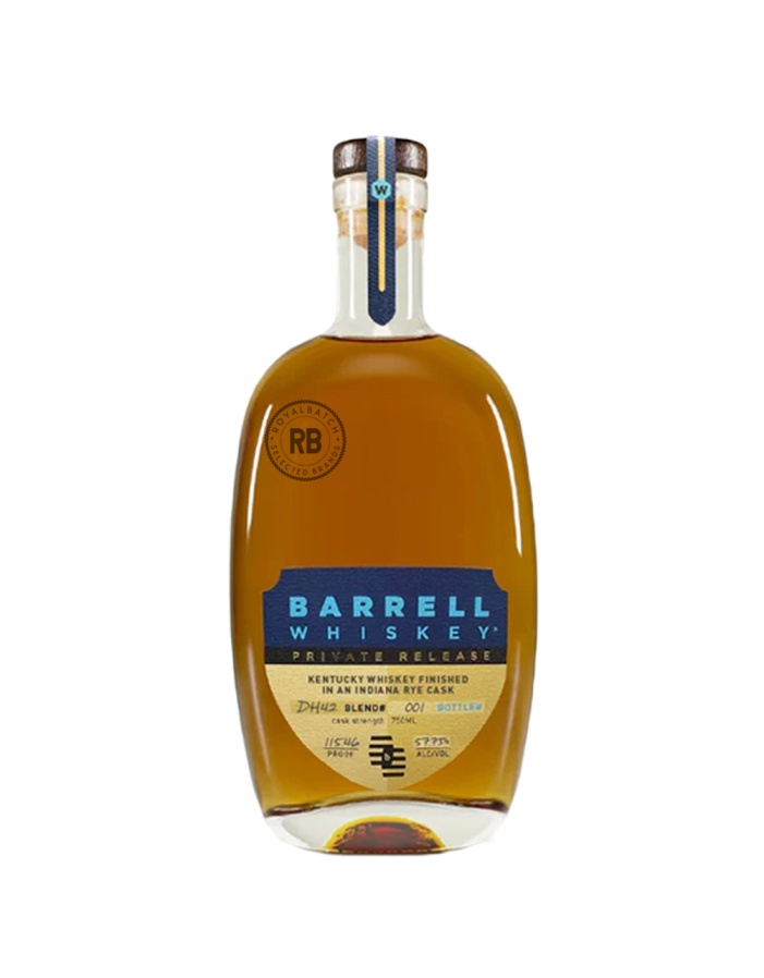 Barrell Craft Spirits Private Release DH42 Whiskey Finished in Indiana Rye Cask