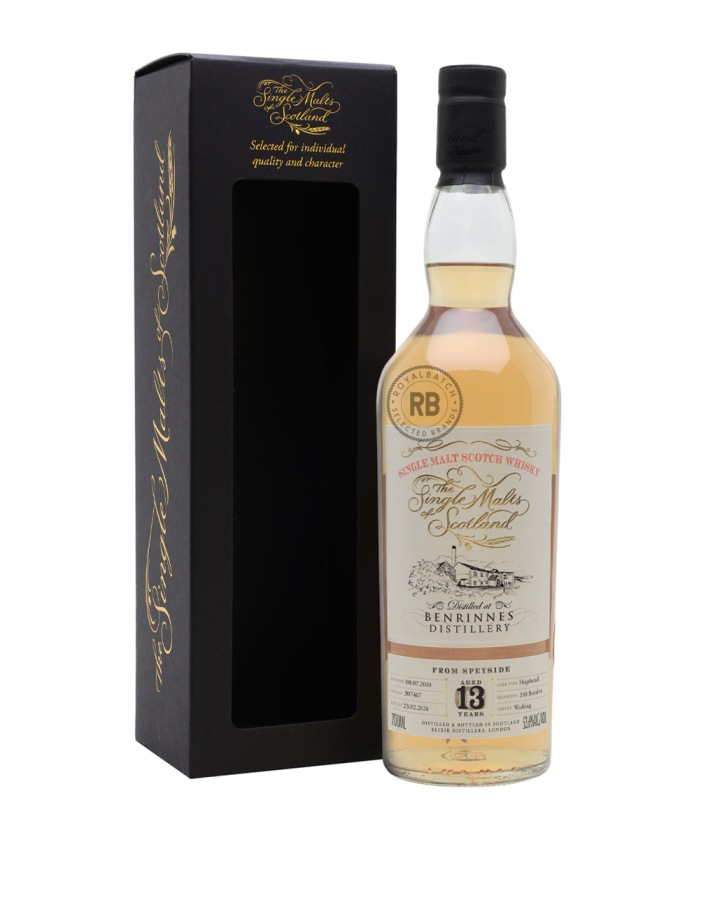 Benrinnes Distillery The Single Malts of Scotland 13 Year Old Scotch Whisky