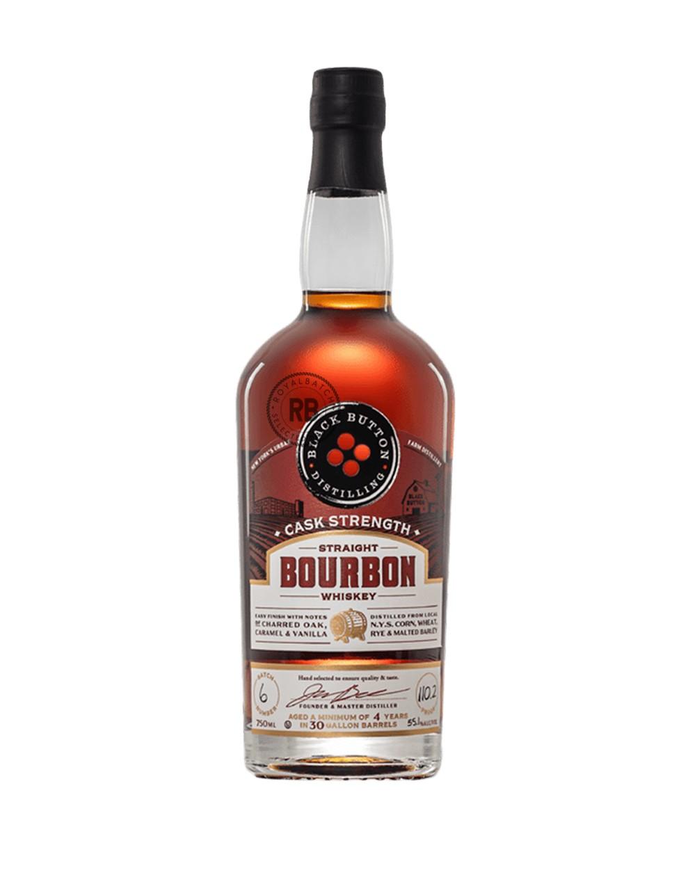 Black Button Cask Strength Single Barrel Straight Bourbon Whiskey