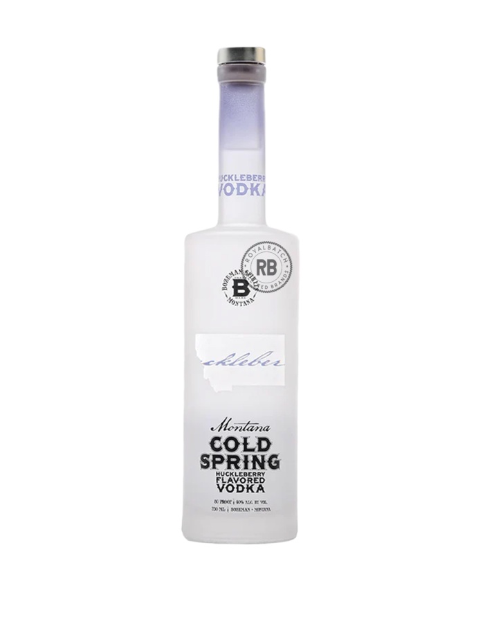 Bozeman Spirits Distillery Montana Cold Spring Huckleberry Flavored Vodka