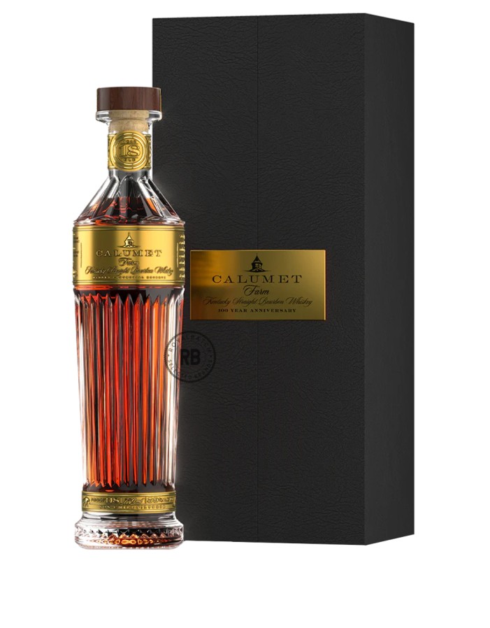 Calumet Farm Trophy Decanter 18 Year Old Kentucky Straight Bourbon Whiskey