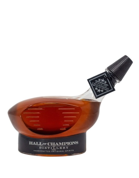 Canton Distillery Brand Bourbon in a Football Decanter