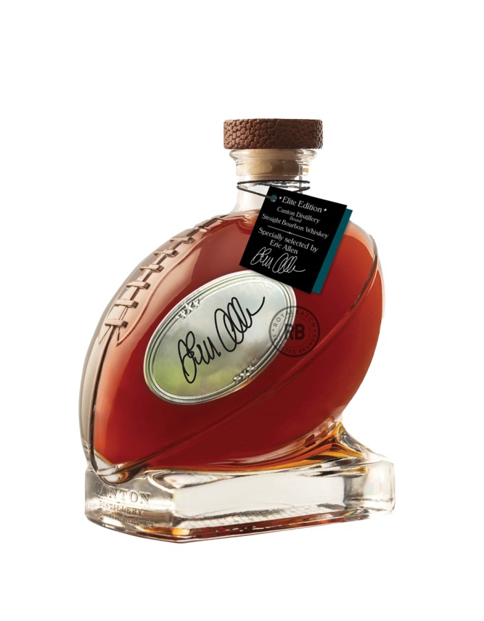 Canton Distillery Straight Bourbon Whiskey Elite Edition Hand-Signed by Eric Allen
