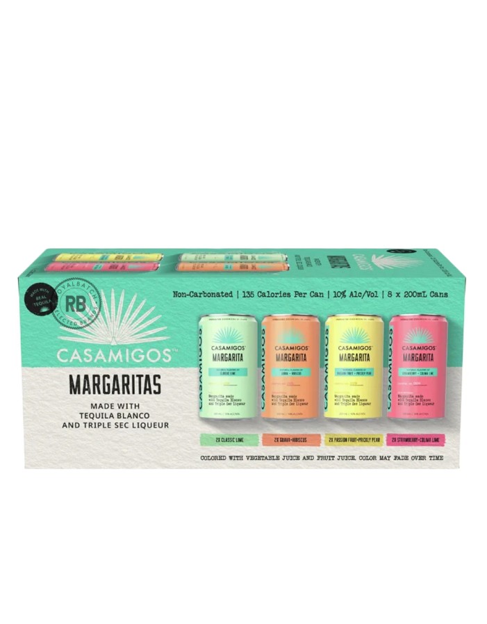 Casamigos Margarita Variety Pack 4 Flavors 8 x 200ml