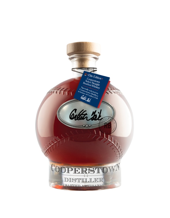 Cooperstown Select Straight Bourbon Whiskey Elite Edition Hand-Signed by Carlton Fisk