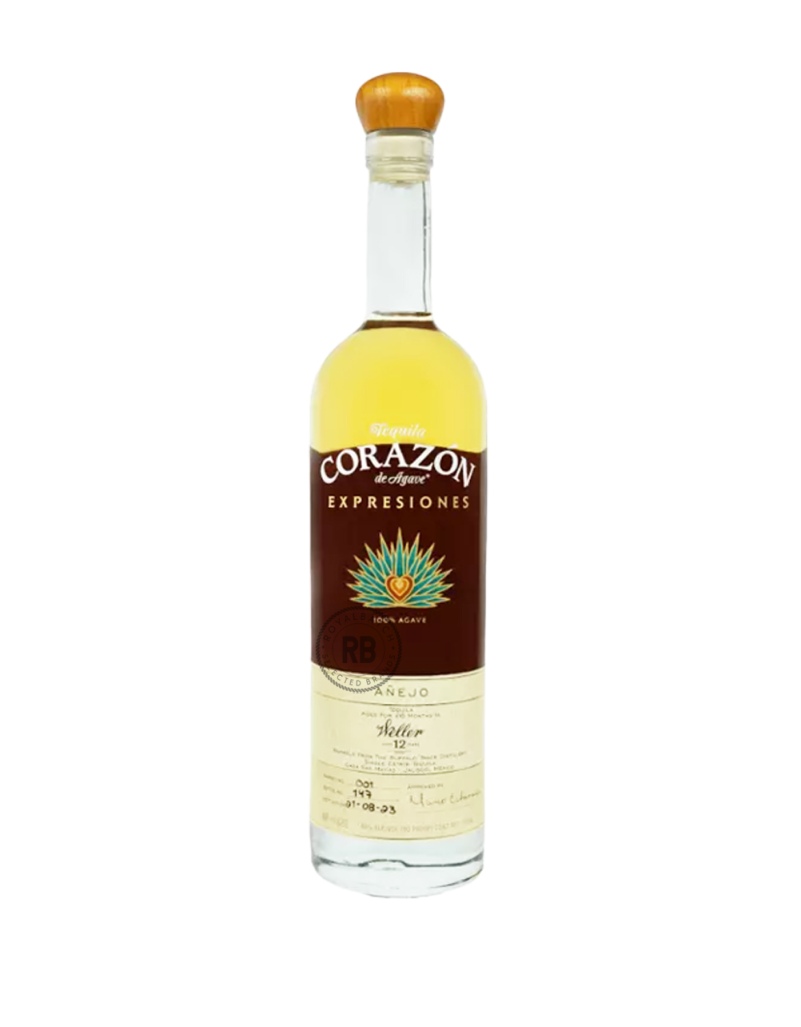Corazon x Weller 12 Year Old Heart Expressions Anejo Tequila