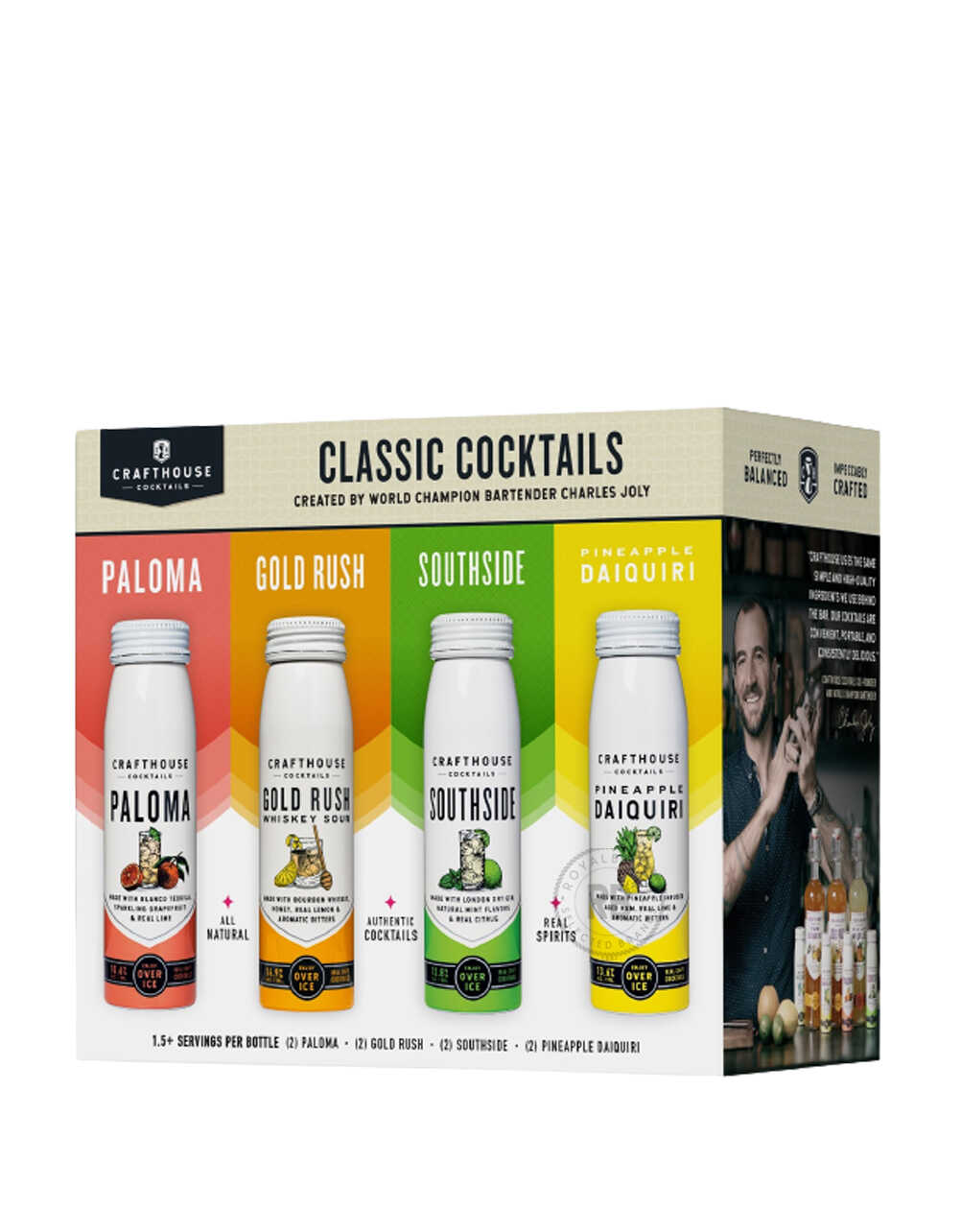 Crafthouse Cocktails Variety Pack Classic Cocktails 8 x 200ml