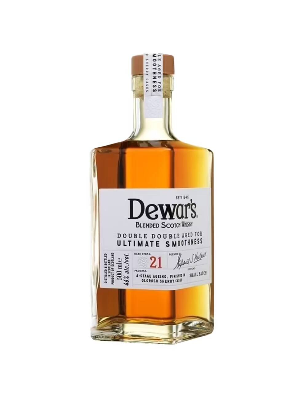 Dewars Double Double 21 years Scotch Whisky 500ml