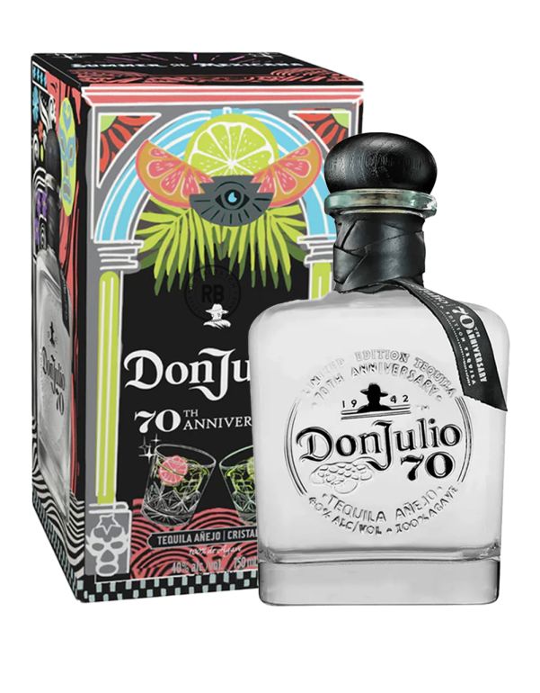 Don Julio 70 Cristalino Añejo Tequila ‘A Summer of Mexicana’ Artist Edition by Javier Andrés