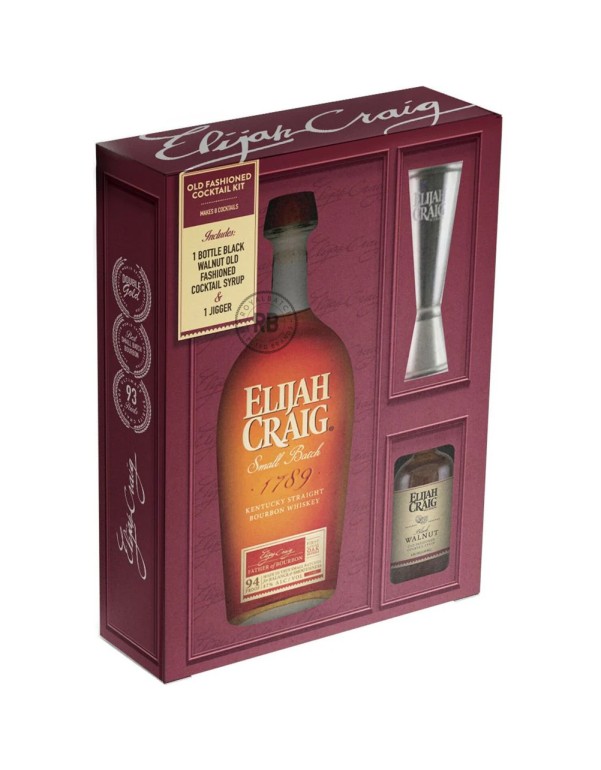 Elijah Craig Small Batch Bourbon Old Fashioned Cocktail Kit