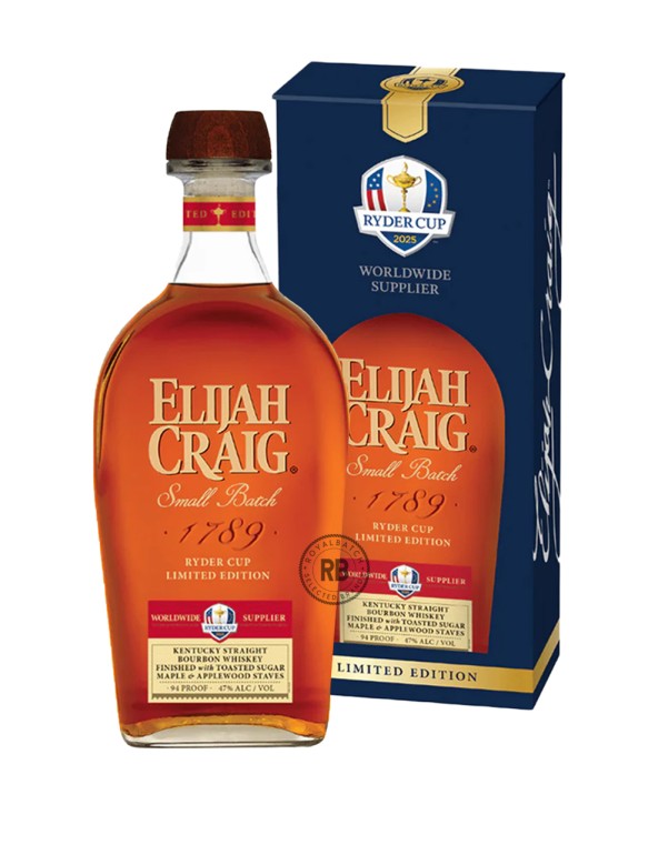 Elijah Craig Ryder Cup 2025 Edition Kentucky Straight Bourbon Whiskey
