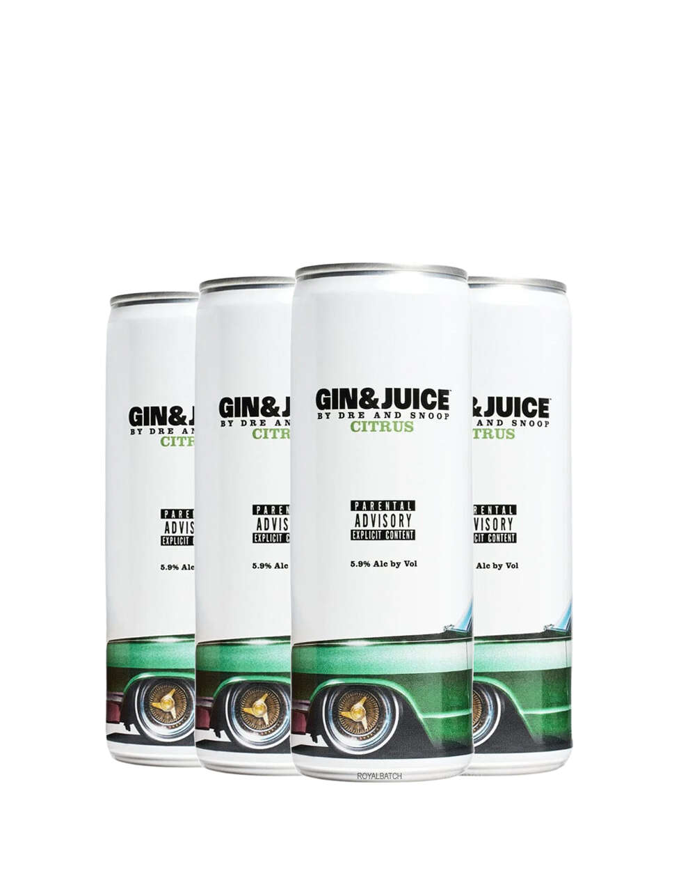 Gin and Juice Citrus by Dre and Snoop (4 Pack) x 355ml