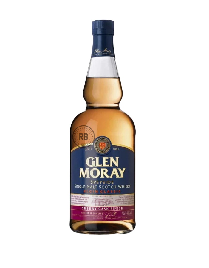 Glen Moray Sherry Cask Finish Elgin Classic Single Malt Scotch Whisky