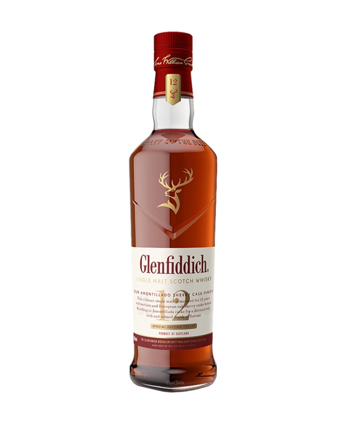 Glenfiddich 12 Year Old Sherry Cask Finish Single Malt Scotch Whisky
