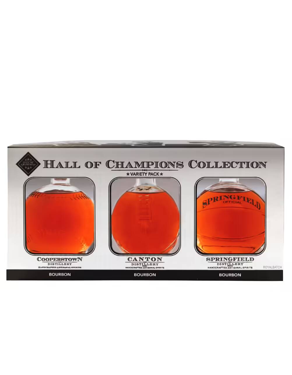 Hall of Champions Distillery Variety Pack Collection (Cooperstown + Canton + Springfield)