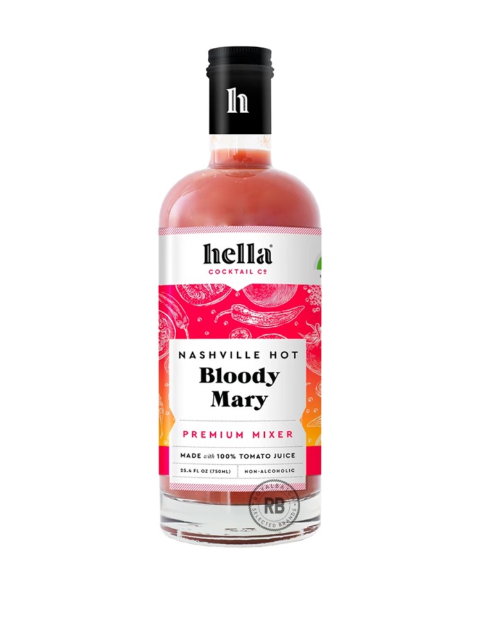 Hella Cocktail Co. Nashville Hot Bloody Mary Premium Spicy Mixer