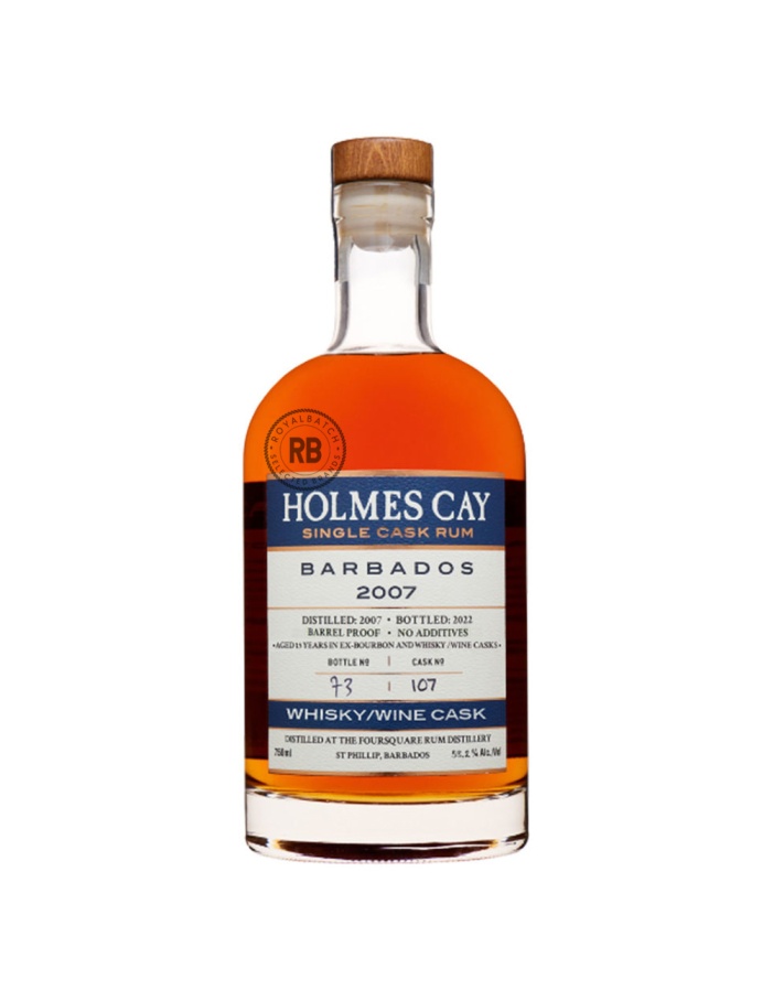 Holmes Cay Barbados 2007 Single Cask Rum Whisky & Wine Cask Finish