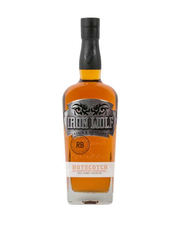 Iron Wolf Hotscotch Butterscotch Pepper Flavored Whiskey