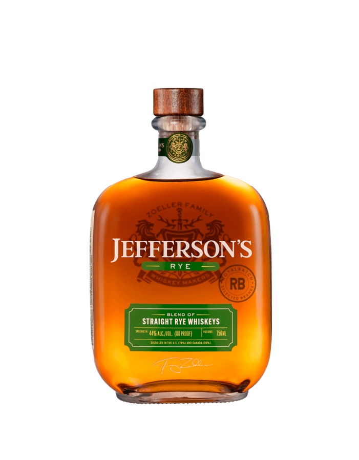 Jefferson's 88 Proof Straight Rye Whiskey