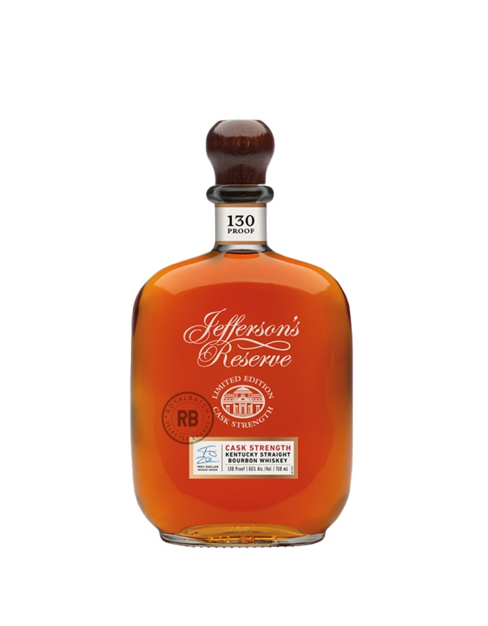 Jefferson’s Reserve Cask Strength 130 Proof Limited Edition Bourbon Whiskey