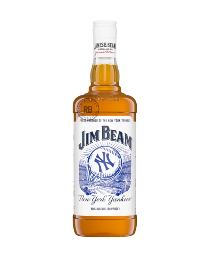 Jim Beam New York Yankees Limited Edition Kentucky Straight Bourbon Whiskey 1L