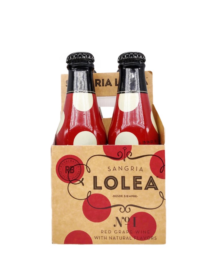 Lolea No.1 Red Sangria Minis 4 Pack x 187ml