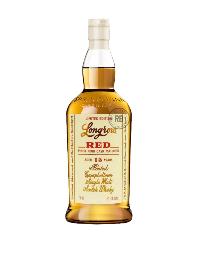 Longrow Red 15 Year Old Pinot Noir Cask Matured Single Malt Scotch Whisky