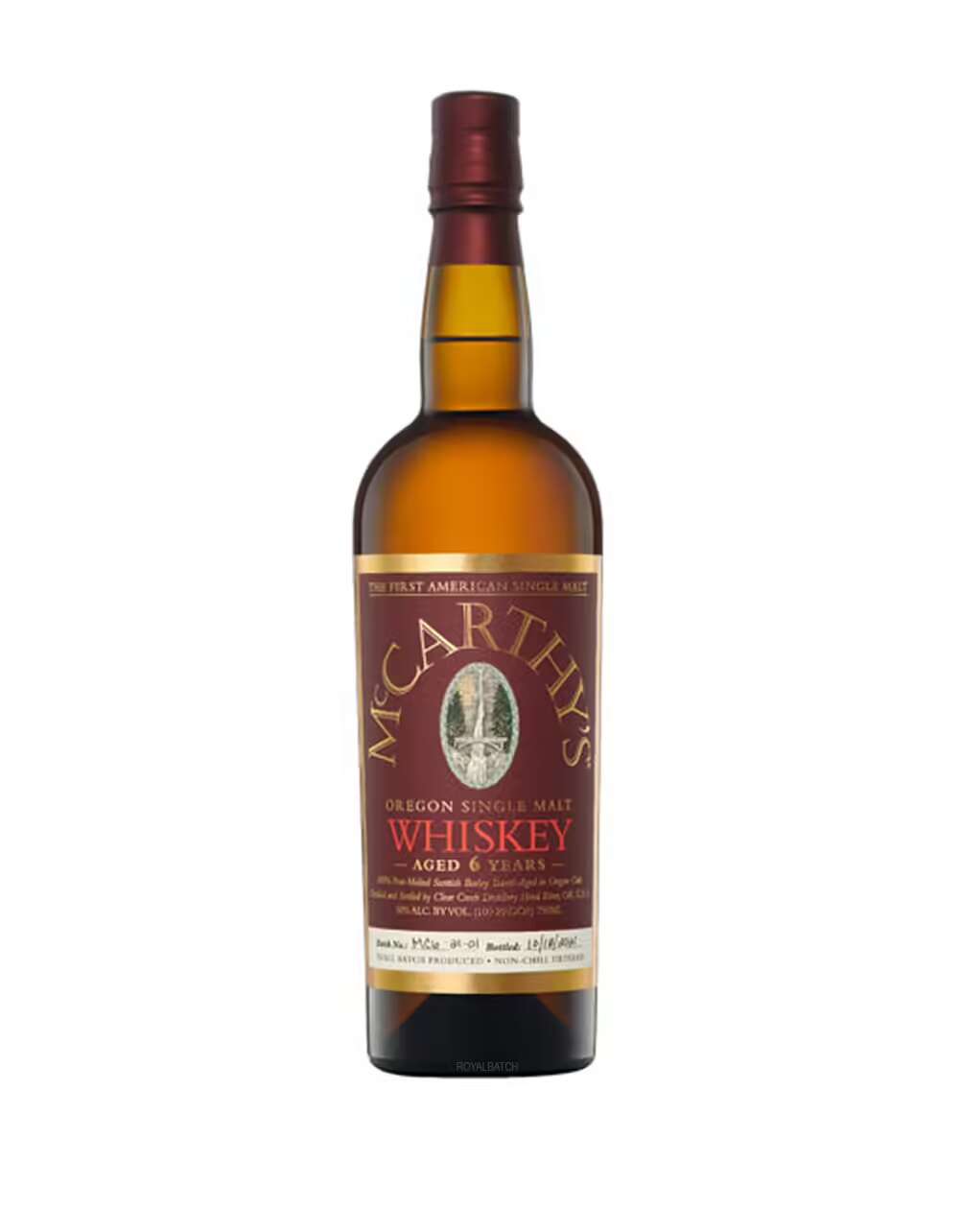 McCarthys 6 year Old Oregon Single Malt Whiskey