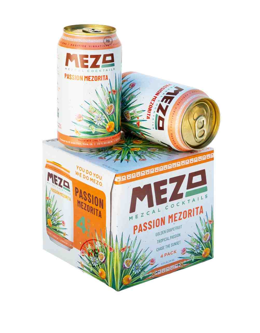 MEZO Passion Mezorita Mezcal Cocktail 4 Pack x 355ml