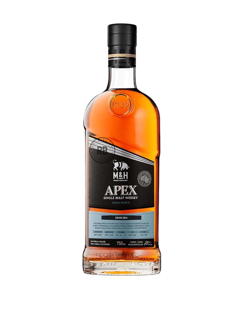 M&H Apex Dead Sea Matured Israeli Single Malt Whisky