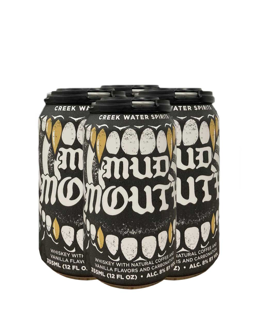 Mud Mouth Canned Cocktail Creek Water Spirits  4 Pack x 12oz Cans