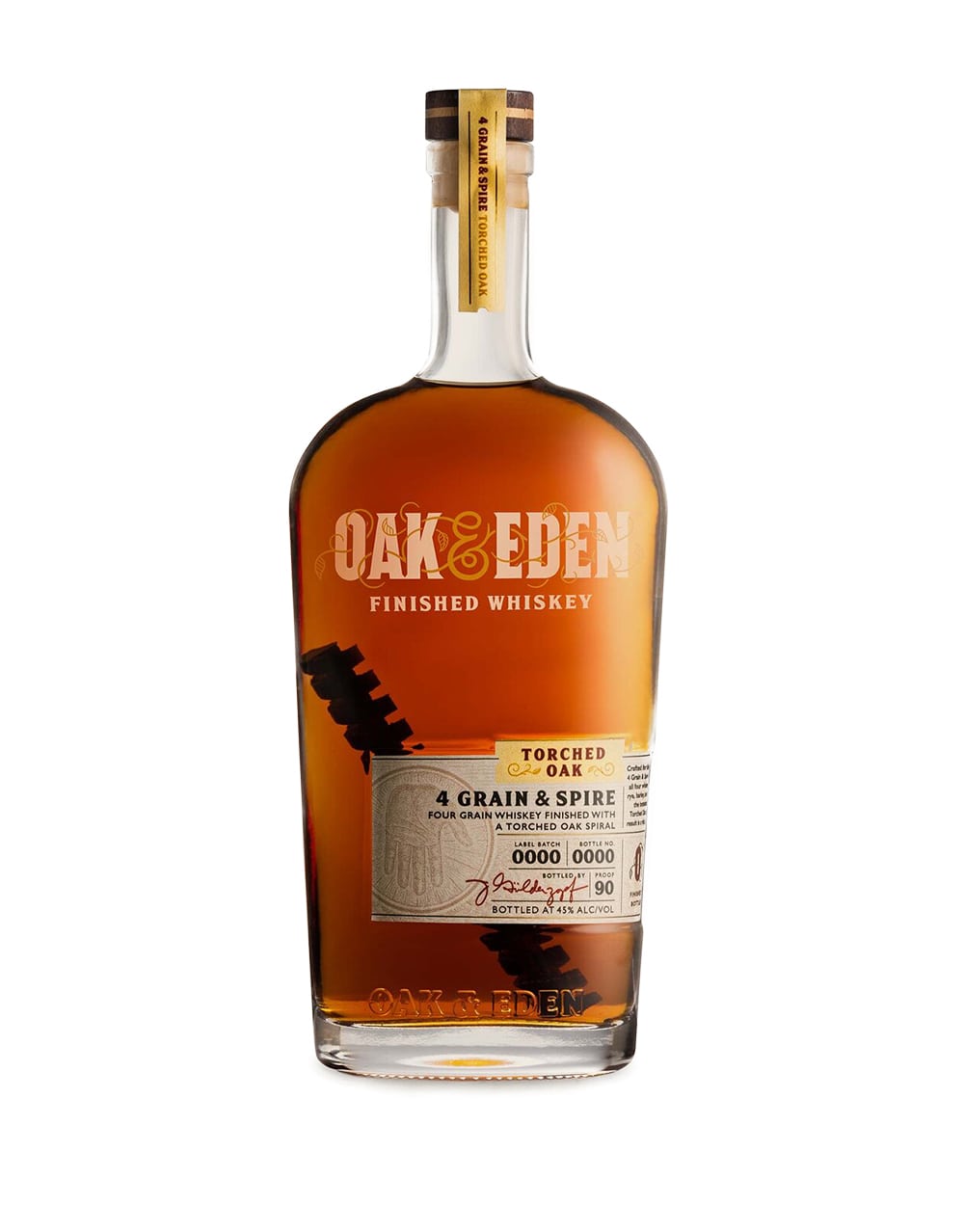 Oak & Eden Torched Oak 4 Grain and Spire American Oak Finished Bourbon Whiskey