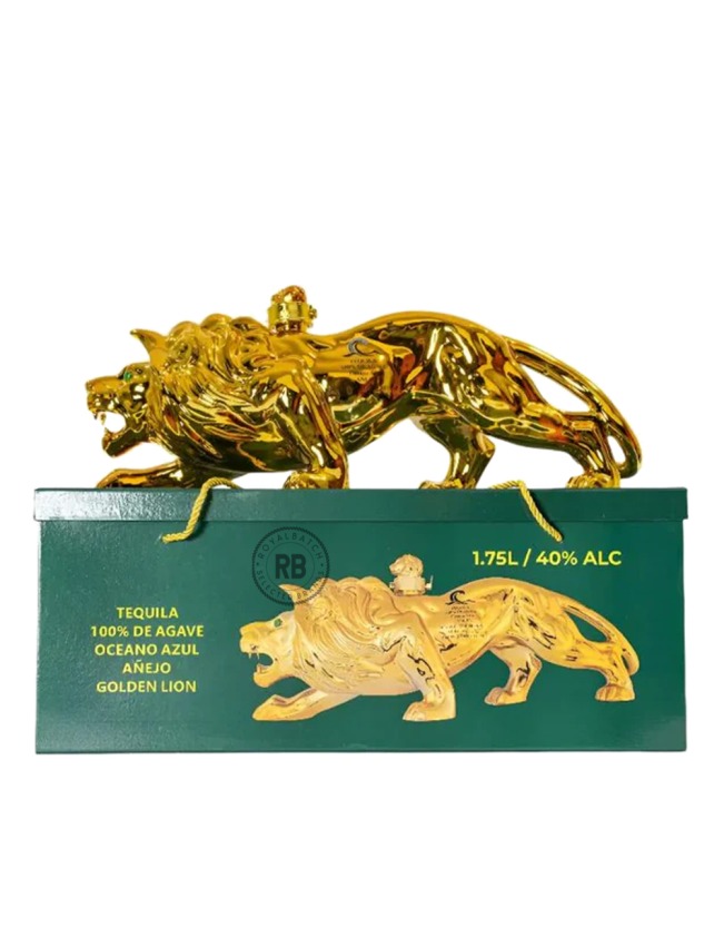 Oceano Azul Golden Lion Anejo Tequila 1.75L