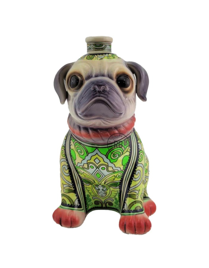 Oceano Azul Mr. Pug Anejo Green Tequila 1L