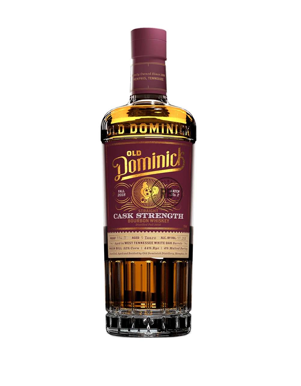 Old Dominick 7 Year Old Cask Strength Straight Bourbon Whiskey