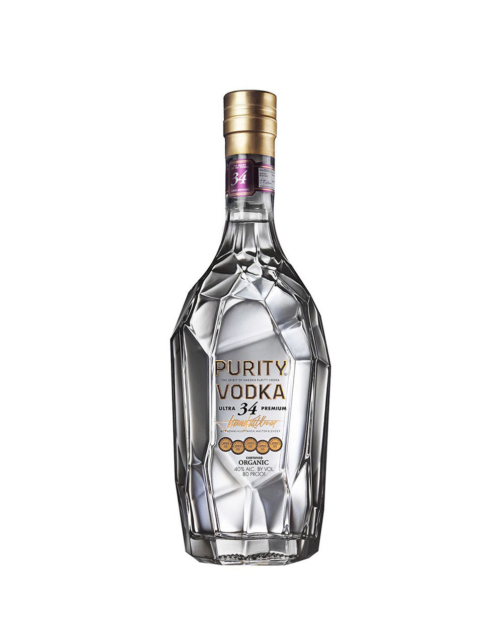 Purity Ultra 34 Premium Organic Vodka