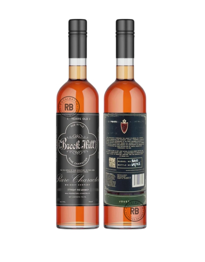 Rare Character Brook Hill 'Joust' 12 Year Old Straight Rye Whiskey Barrel No. 1660