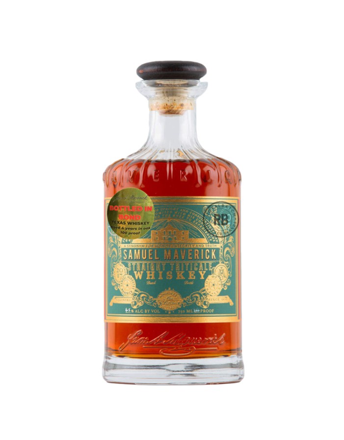 Samuel Maverick Bottled in Bond Straight Triticale Whiskey