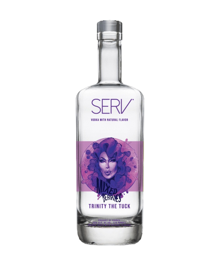Serv Vodka Trinity The Tuck Mixed Berries