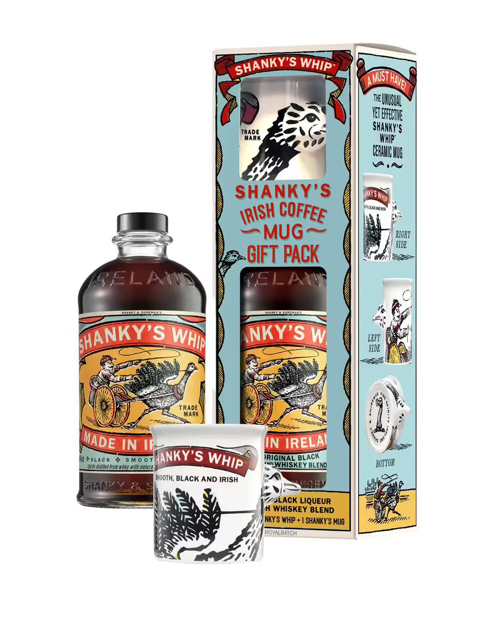 Shankys Whip Irish Coffee Mug Gift Pack Liqueur