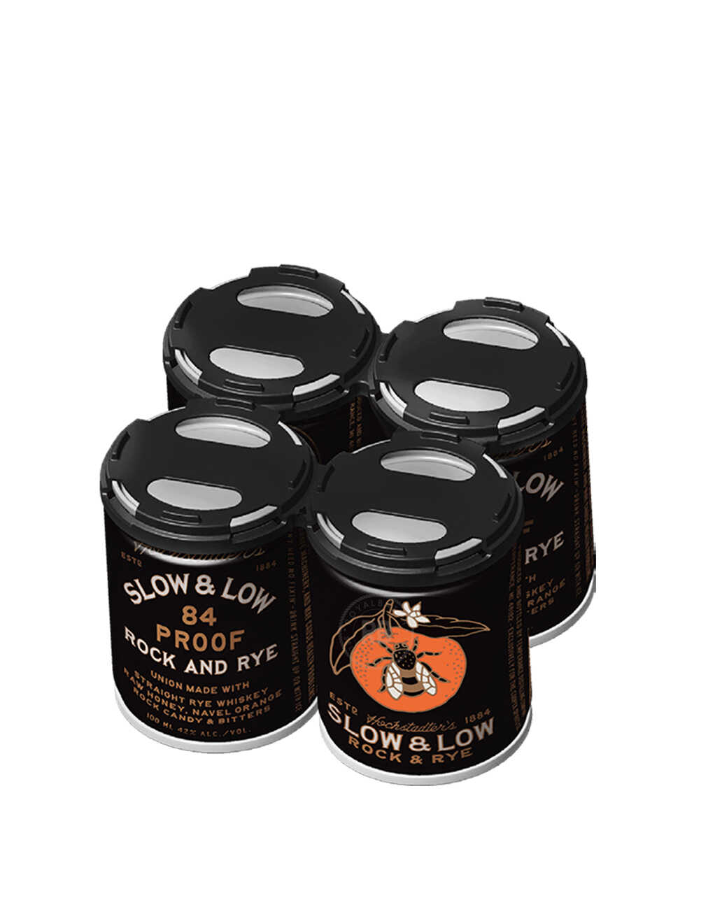 Slow and Low Rock and Rye 4 Pack x 100ml