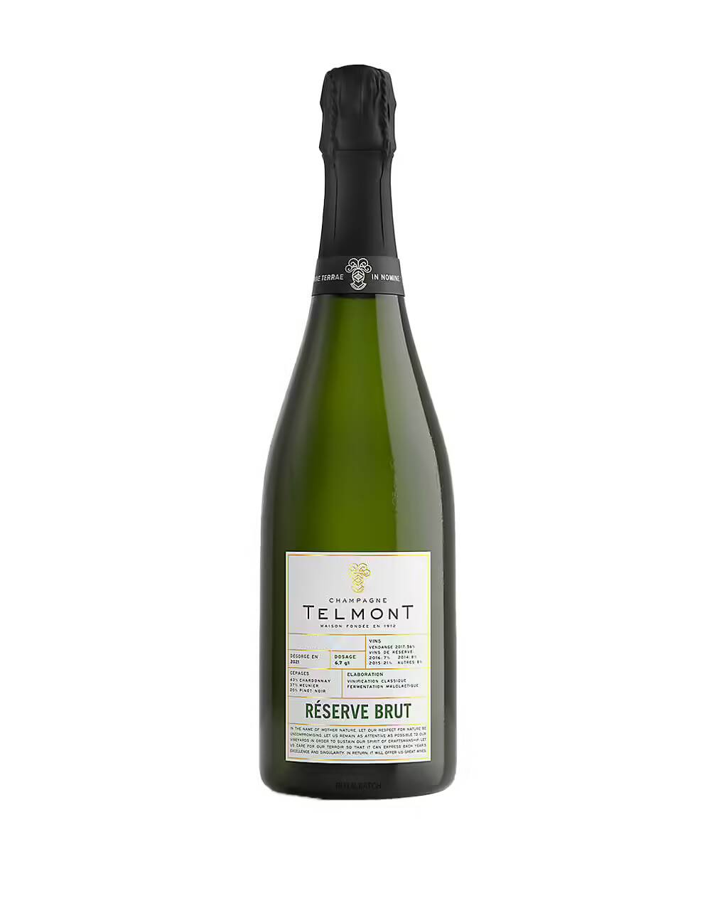 Telmont Reserve Brut Champagne 2021 1.5L