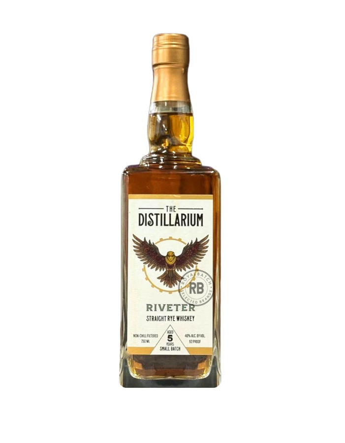 The Distillarium Riveter 5 Year Old Small Batch Straight Rye Whiskey