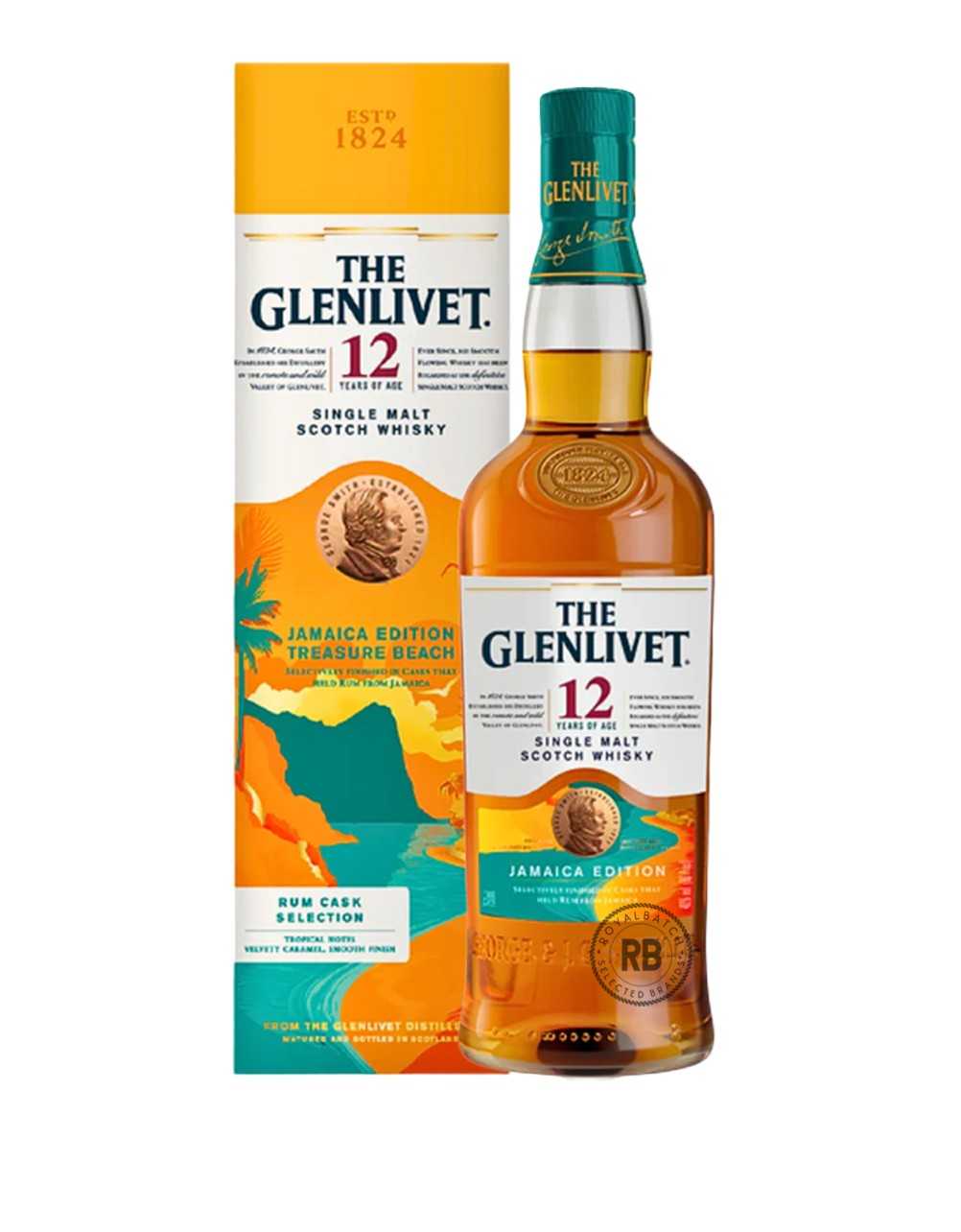 The Glenlivet 12 Year Old Jamaica Edition Treasure Beach Rum Cask Selection Single Malt Scotch Whisky