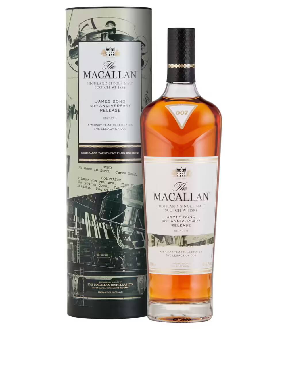 The Macallan James Bond 60th Anniversary Release Decade II Edition Scotch Whisky